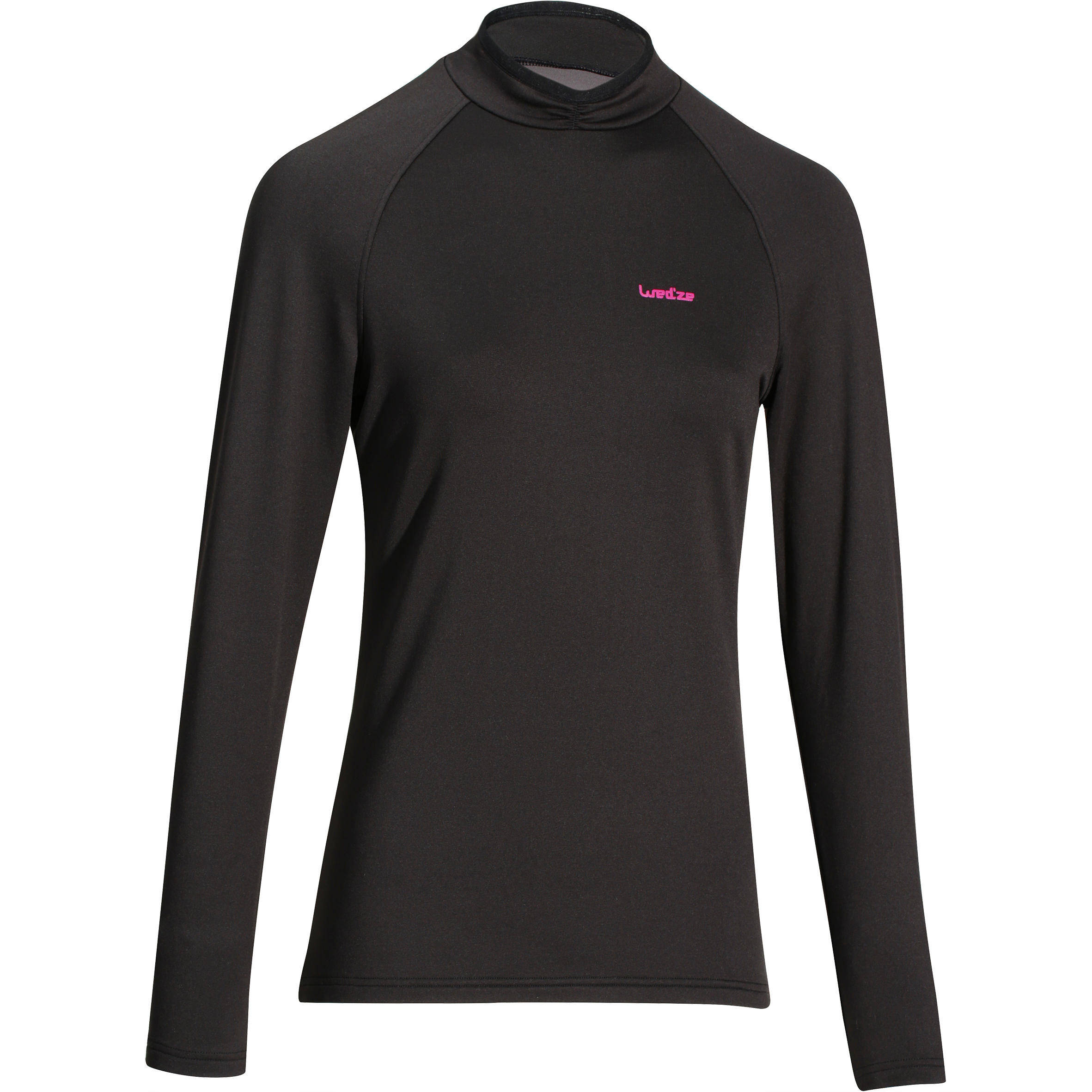 Women's Base Layer Ski Top - Black -  1