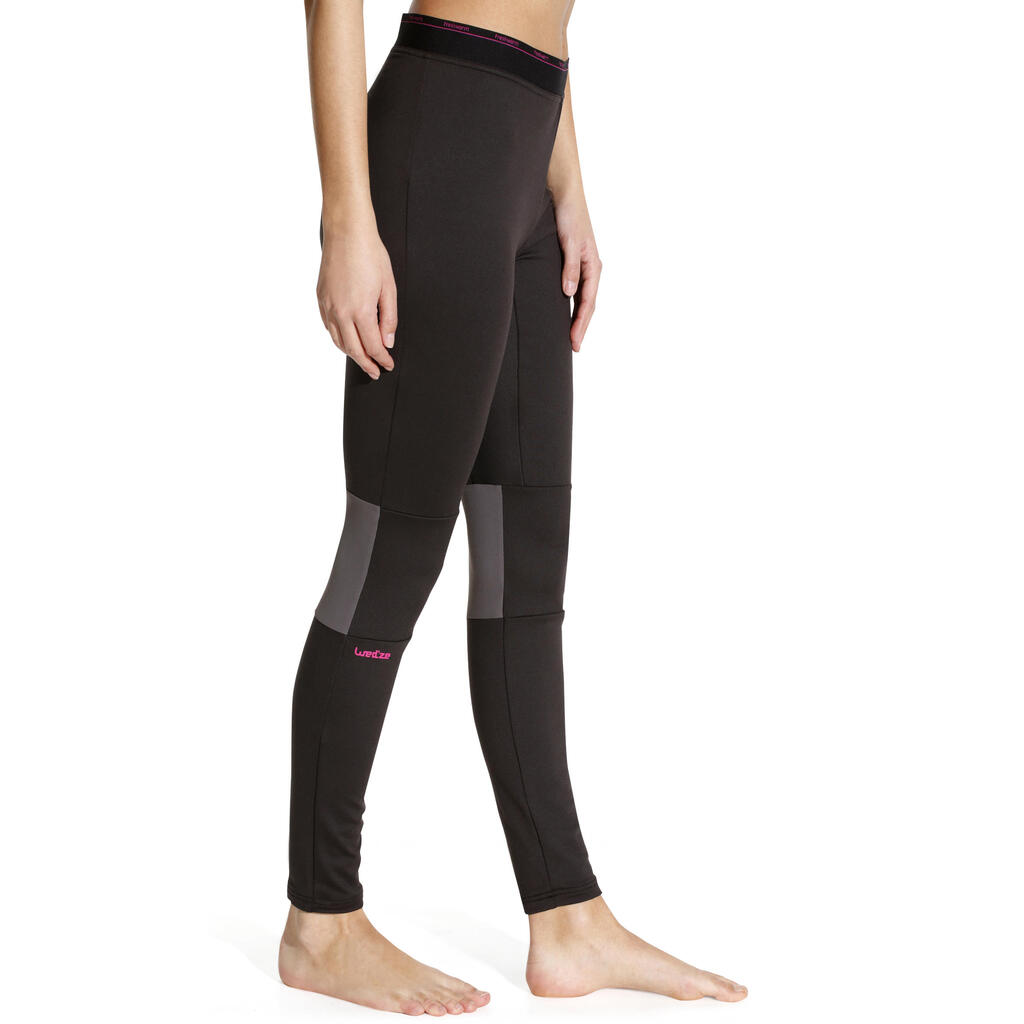 Freshwarm Women's Ski Underwear Bottoms - Black