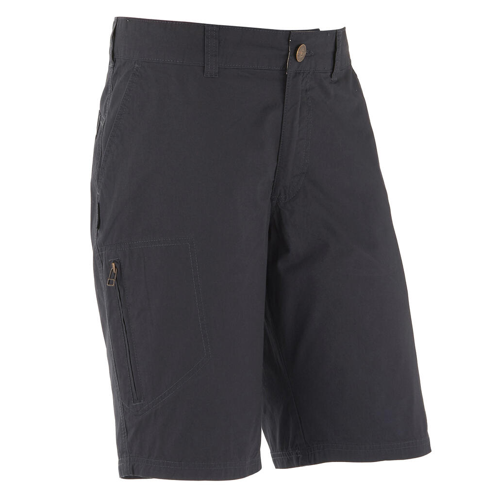 Men's arpenaz 100 hiking shorts grey