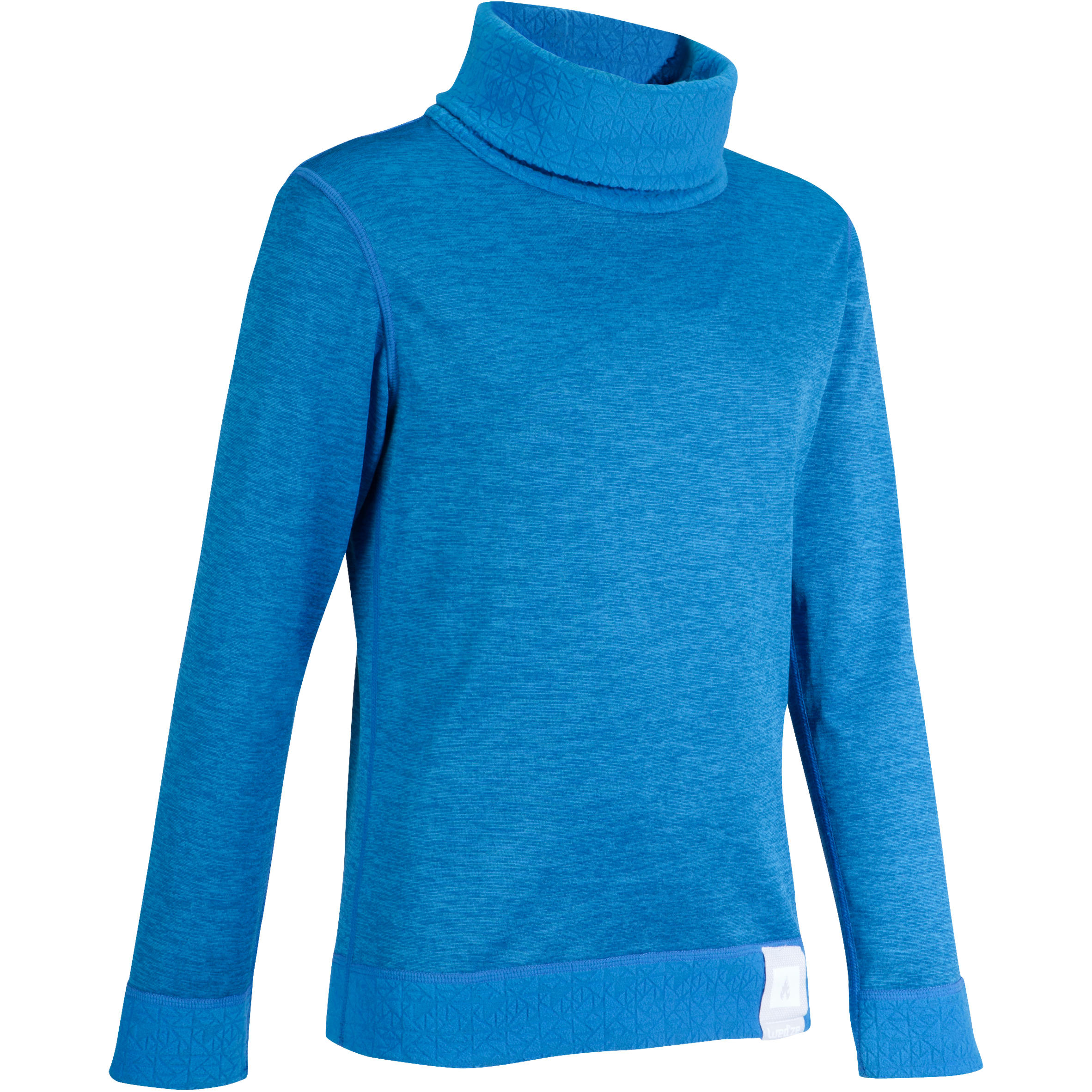 Kids' Base Layer Ski Top 2WARM - Blue 2/2