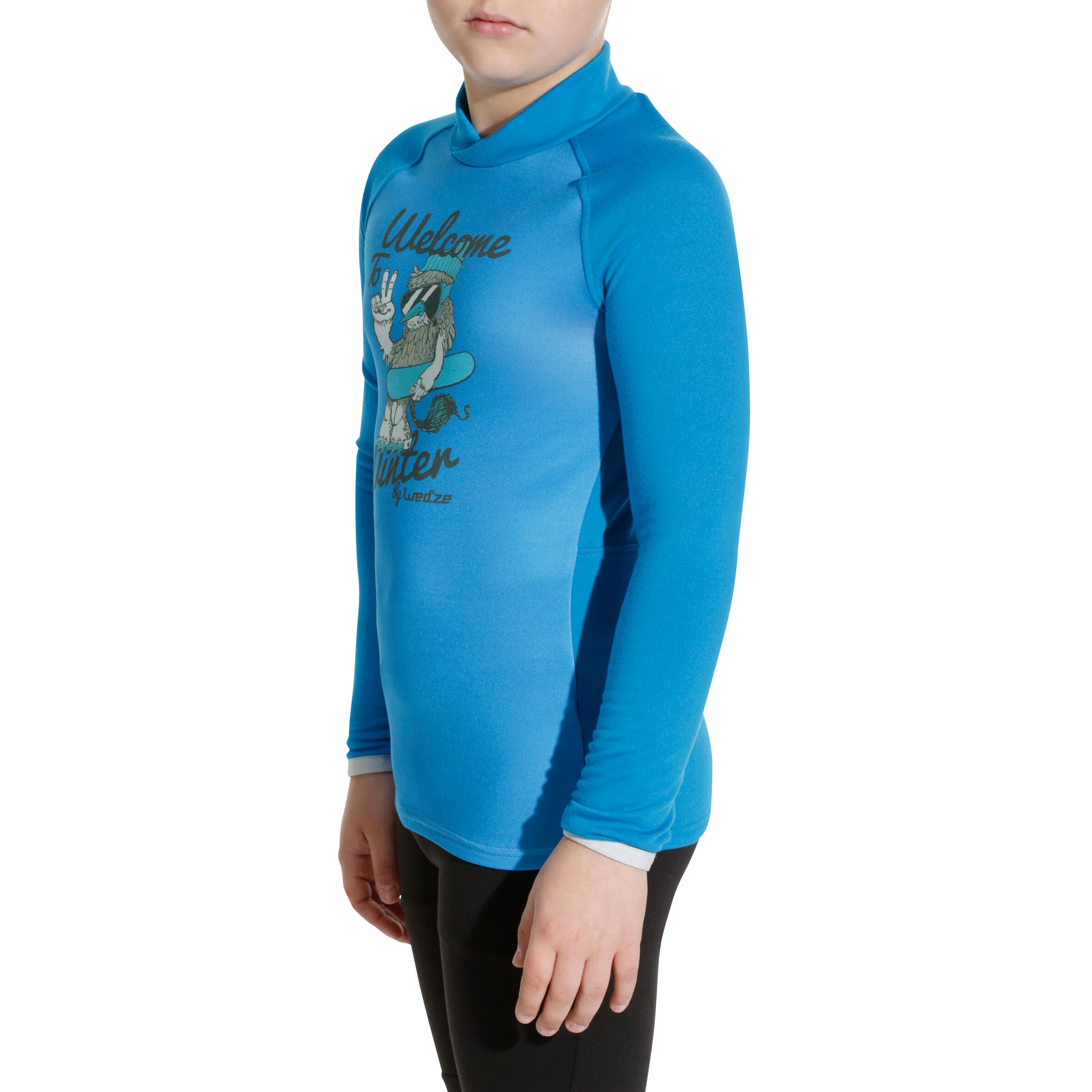 Freshwarm Children's Ski Base Layer - Kid Blue Yeti 17 6/10