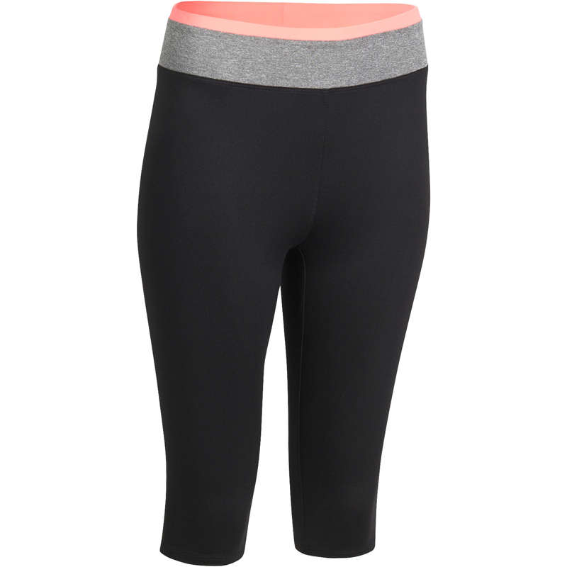 DOMYOS Energy Women's Cardio Fitness Cropped Bottoms