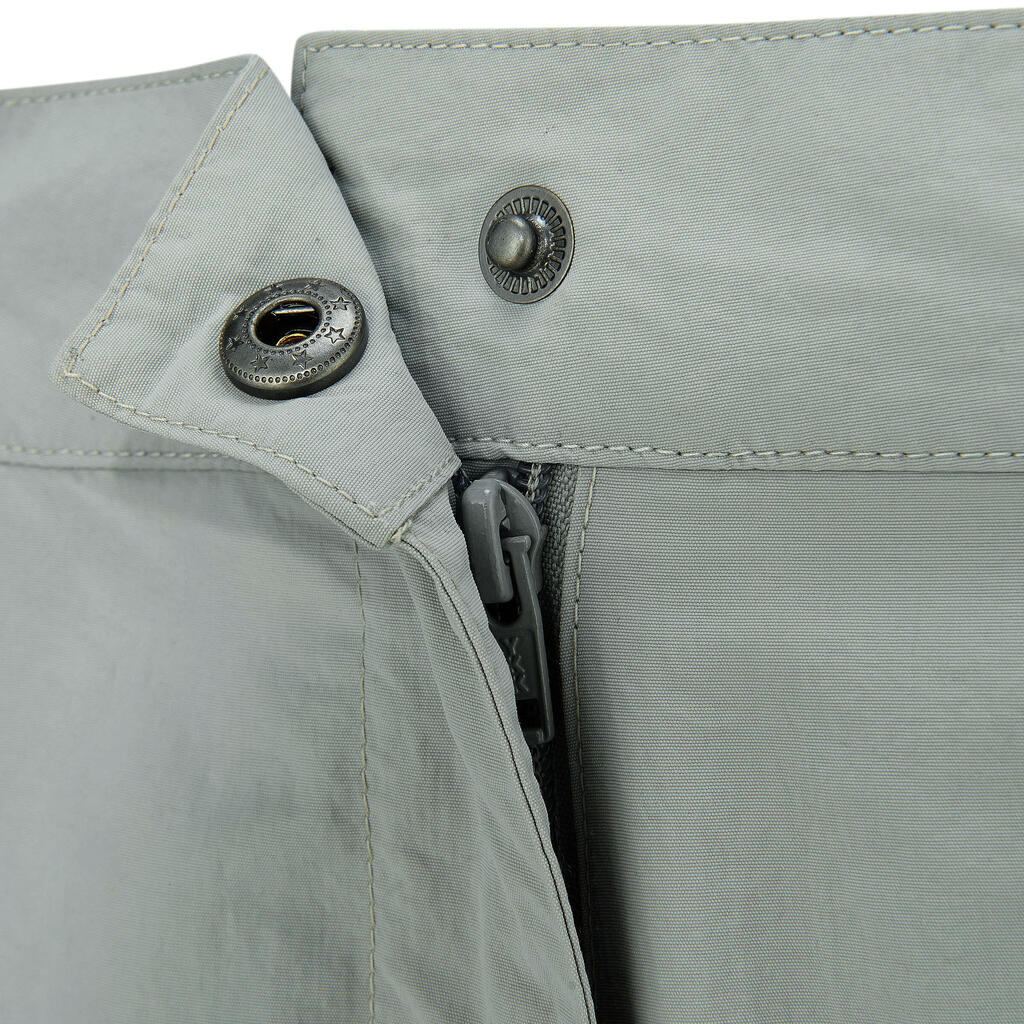 Wanderhose Forclaz 50 Damen hellgrau
