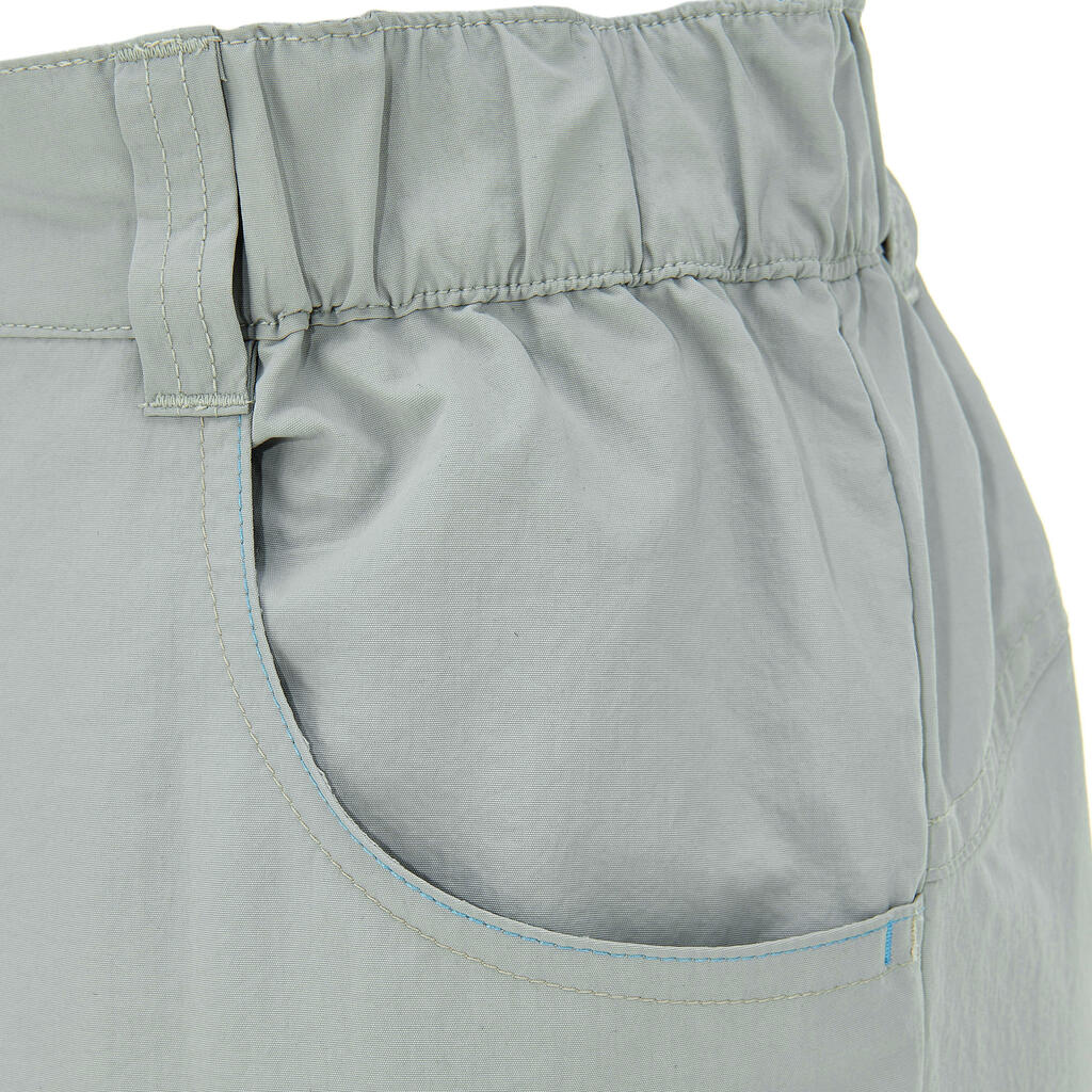 Wanderhose Forclaz 50 Damen hellgrau