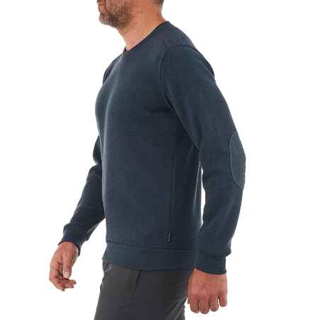 Ανδρική μπλούζα με λαιμόκοψη V για πεζοπορία - NH150