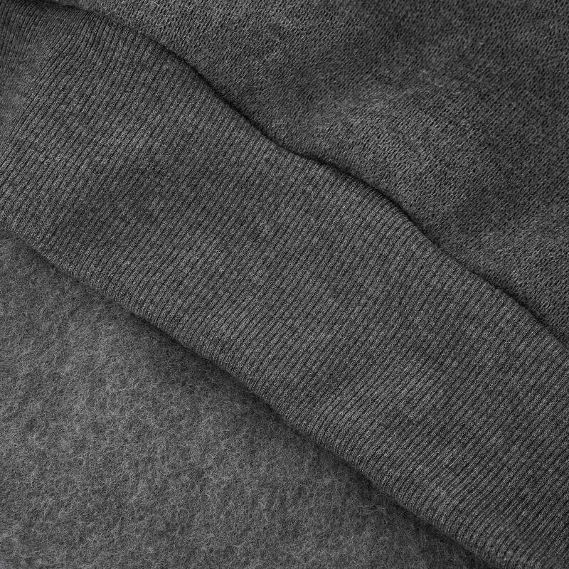 Maglione montagna uomo NH150 collo a V grigio scuro