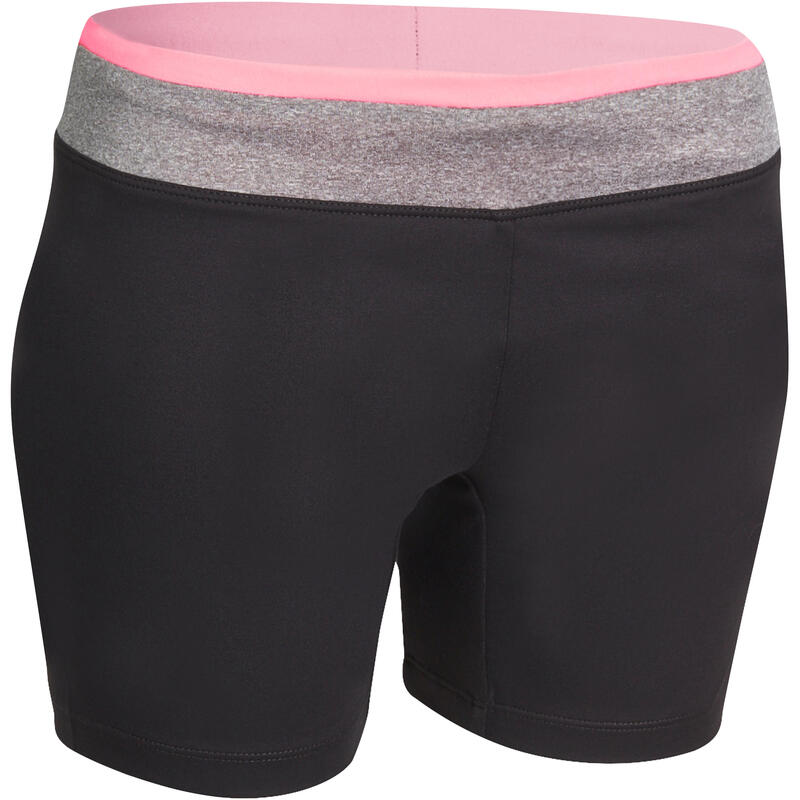 Short cardio fitness femme noir 100