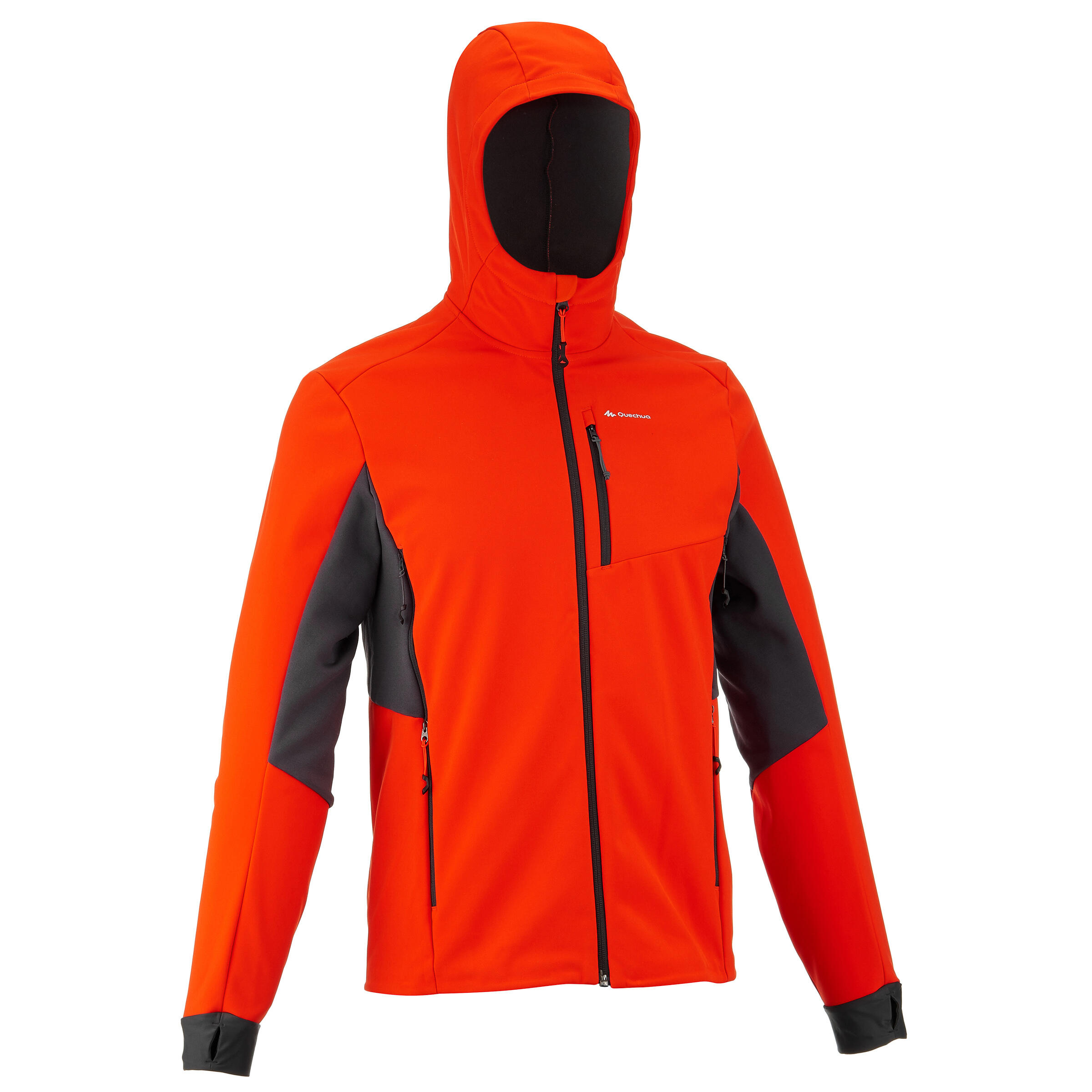 WindWarm 500 Men's Softshell Hiking Jacket - Red 2/15