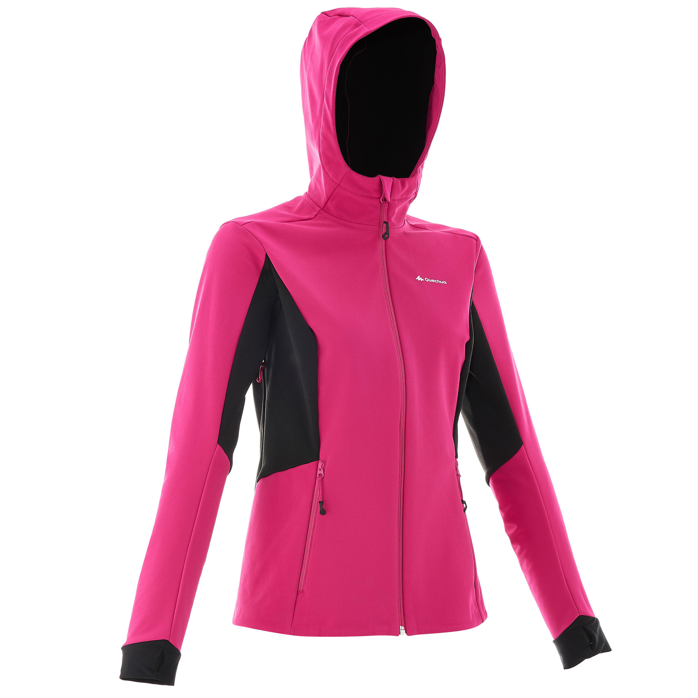 FORCLAZ WindWarm 500 Women's Hiking Softshell Jacket - Pink