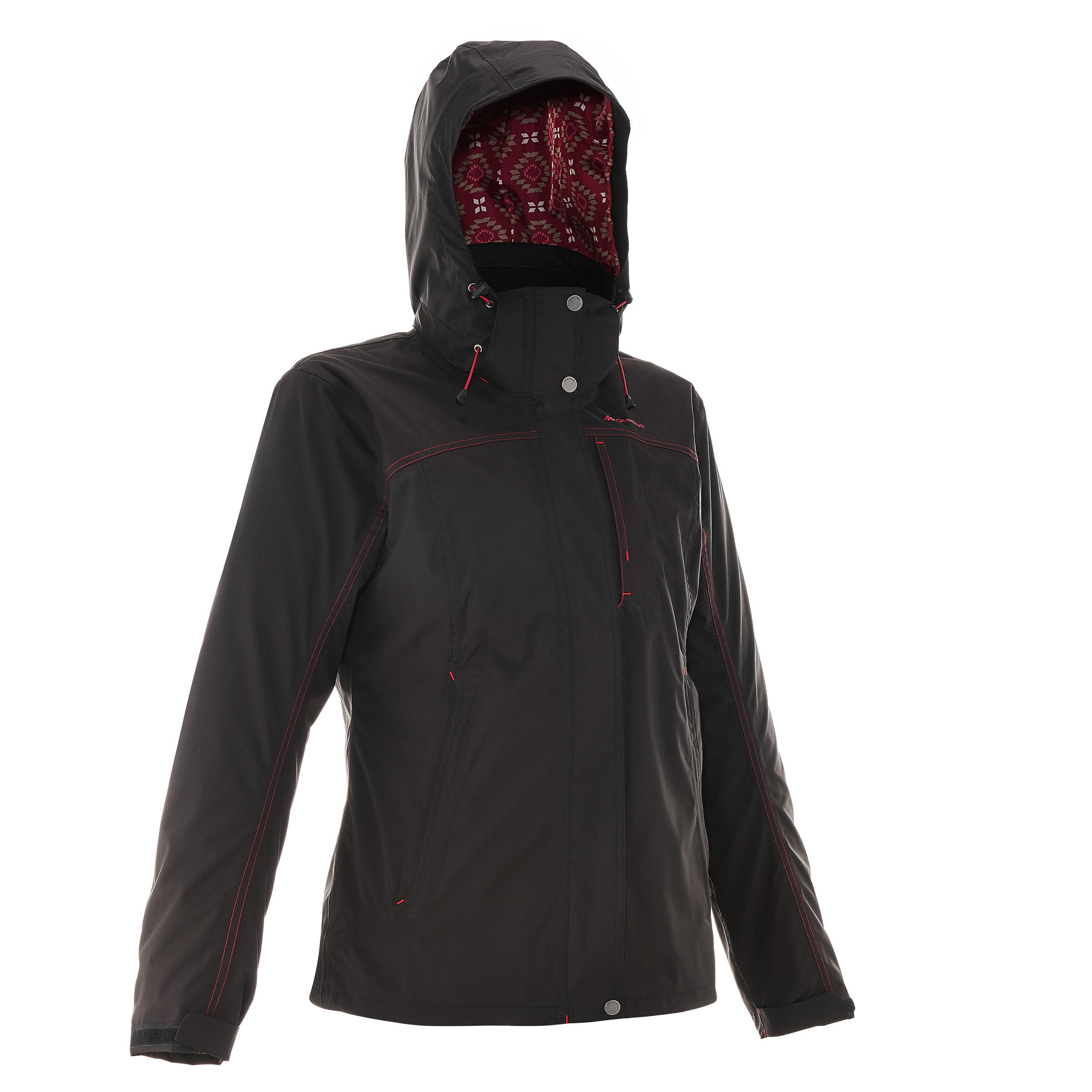 Rainwarm 100 Women's 3-in-1 Trekking Jacket - Black 2/26