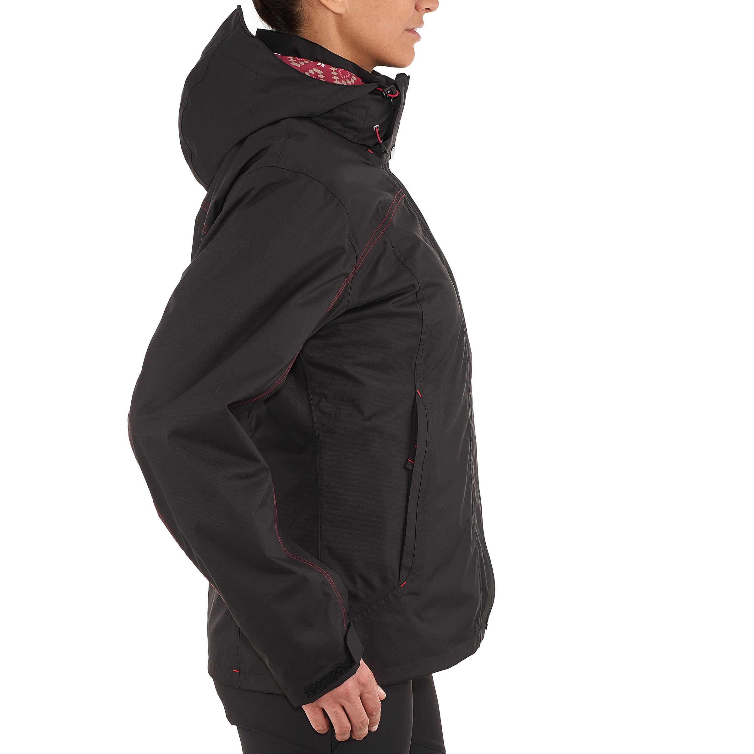 Rainwarm 100 Women's 3-in-1 Trekking Jacket - Black 5/26