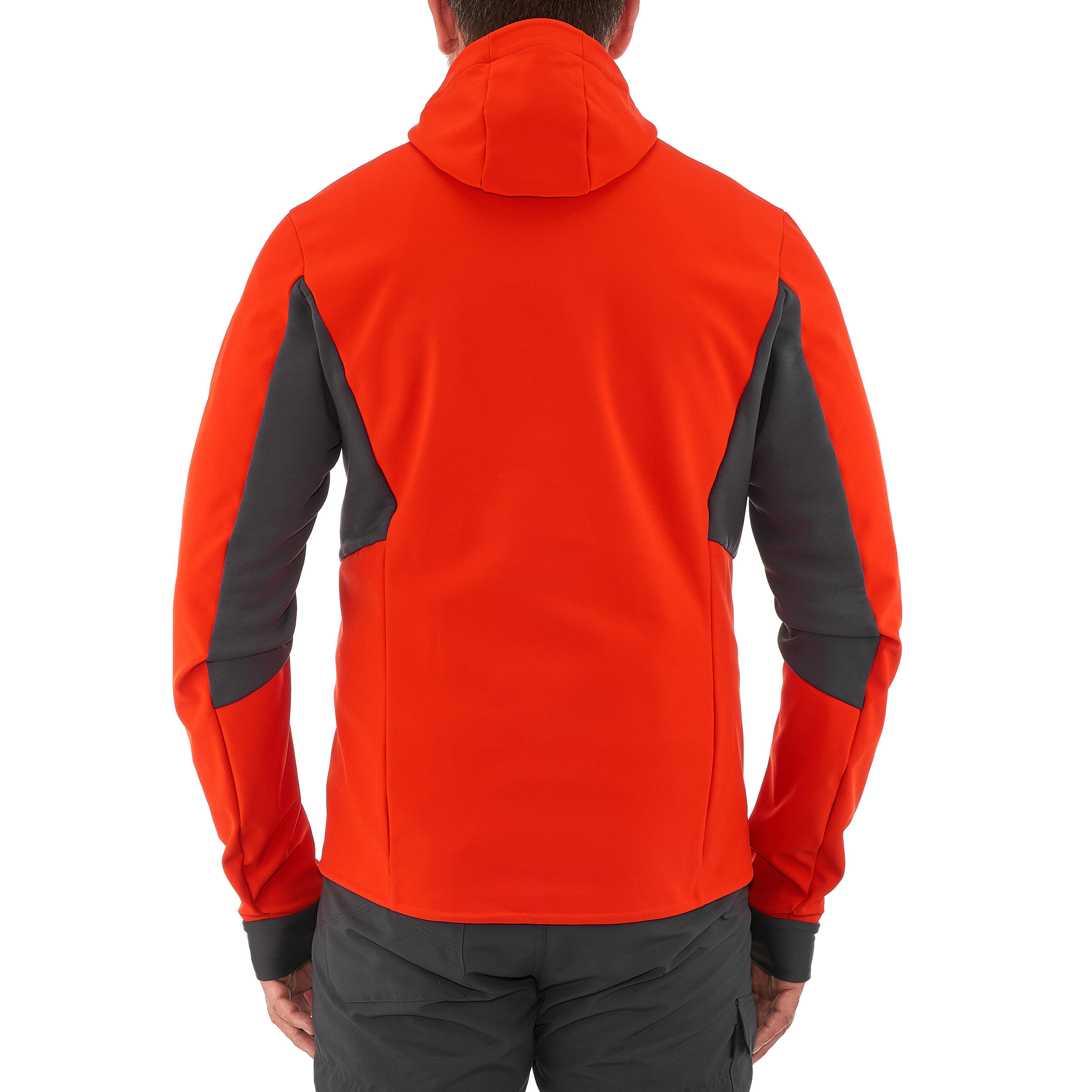 WindWarm 500 Men's Softshell Hiking Jacket - Red 3/15