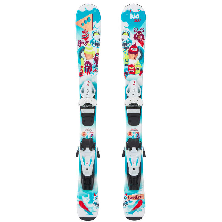 SKI DE PISTE ENFANT AVEC FIXATION KID 100 WEDZE Decathlon