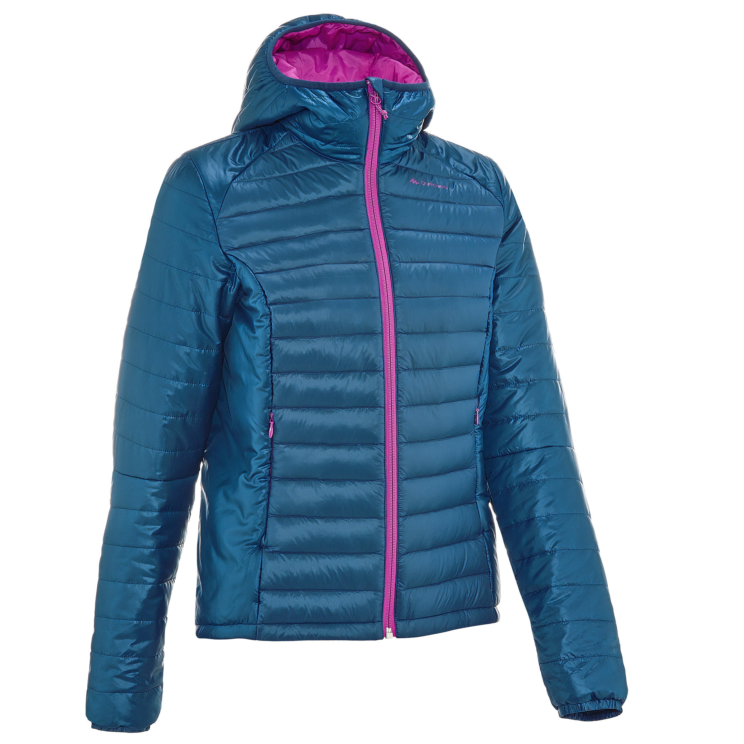 FORCLAZ X-Light Ladies' Quilted Hiking Jacket - blue