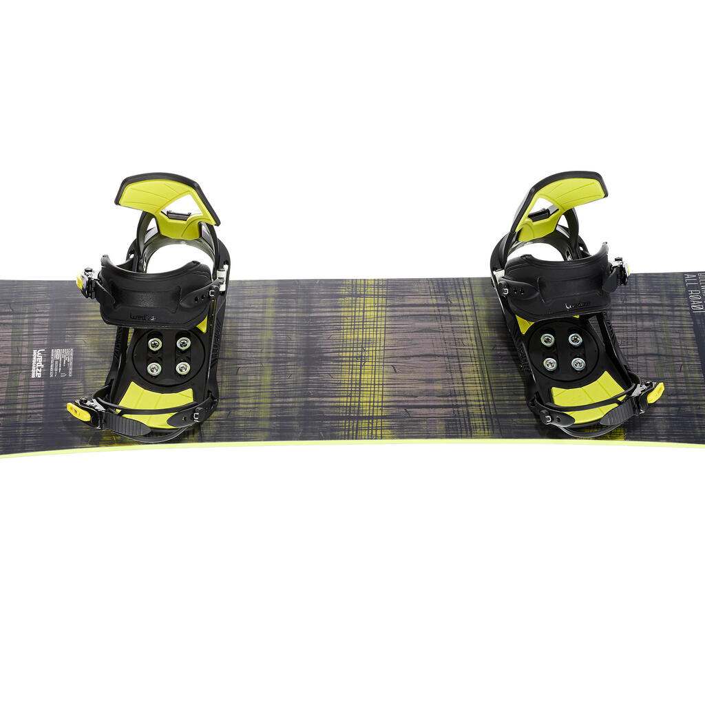 Snowboard Bullwhip 500 All Road Herren grau/gelb