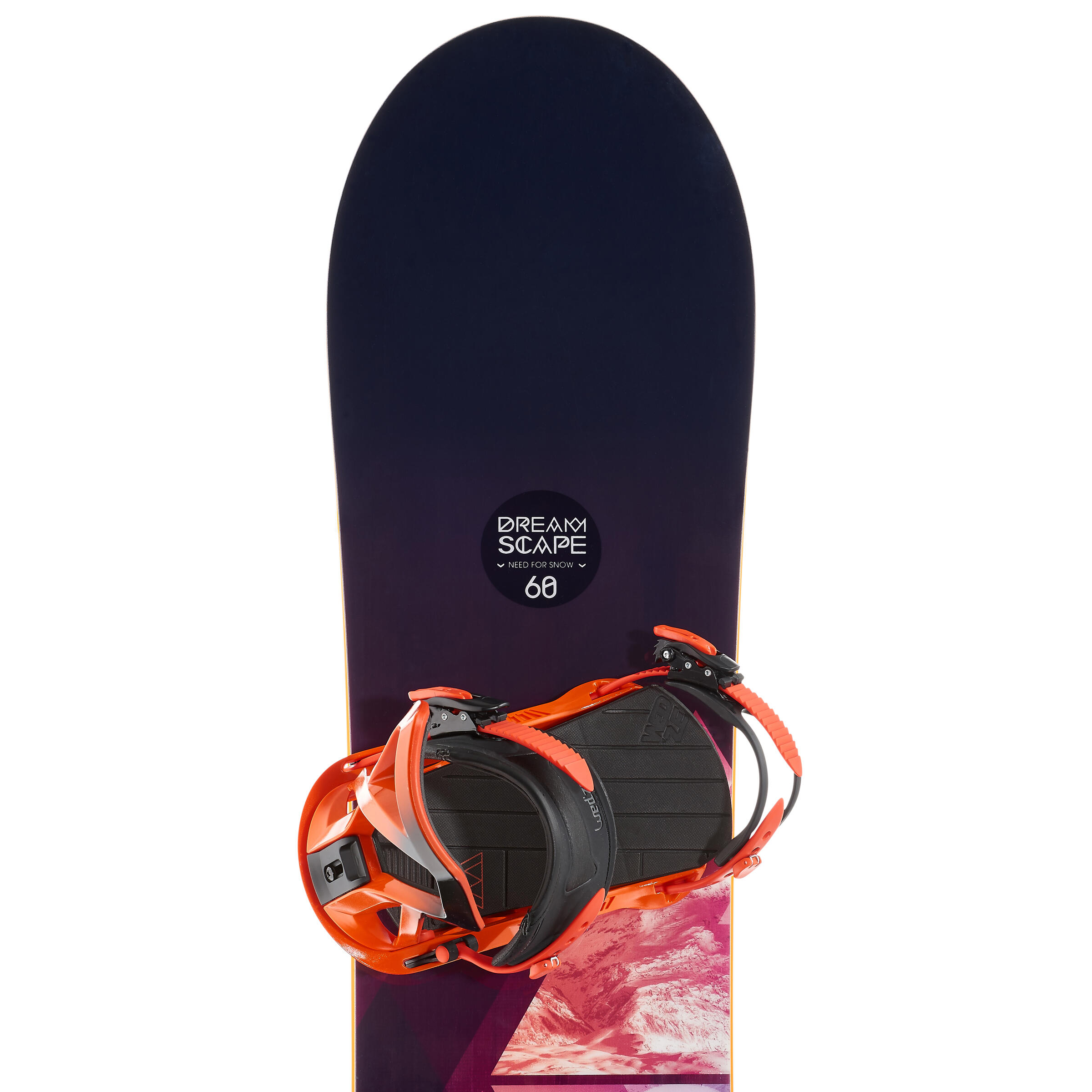 Freeride Dreamscape 700 Powder Pack All-Mountain Snowboard - Black