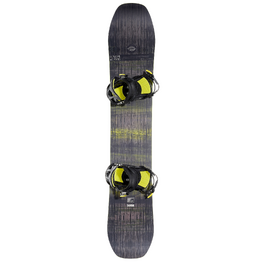 Pack snowboard piste &amp; all mountain, homme, Bullwhip 500 All Road, gris et jaune