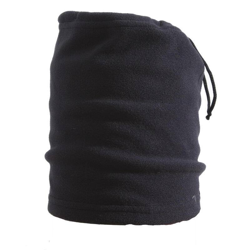 Guler polar cu șnur de strângere și opritoare schi Negru Adulți