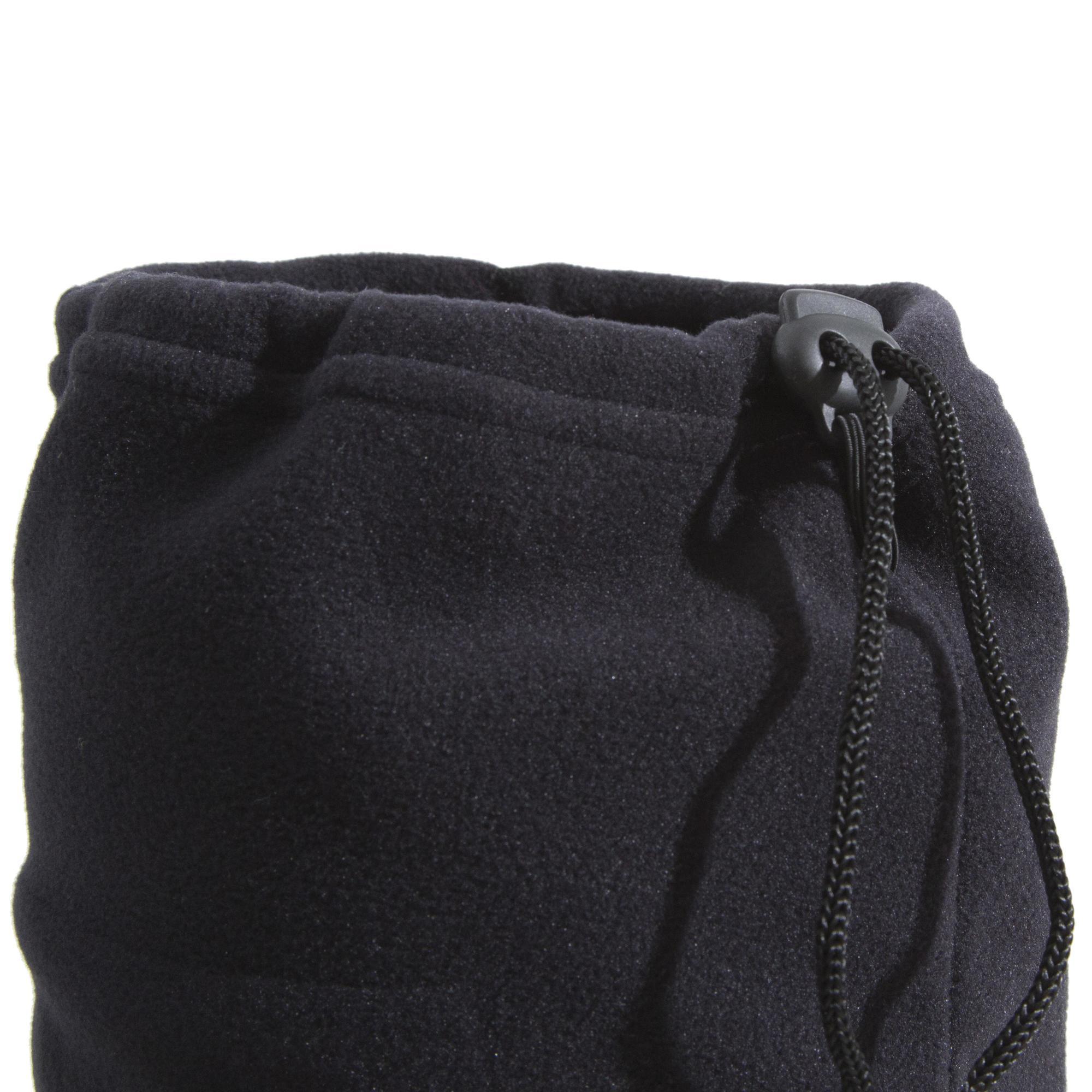 ADULT FLEECE SKI NECK WARMER - TANKA - BLACK