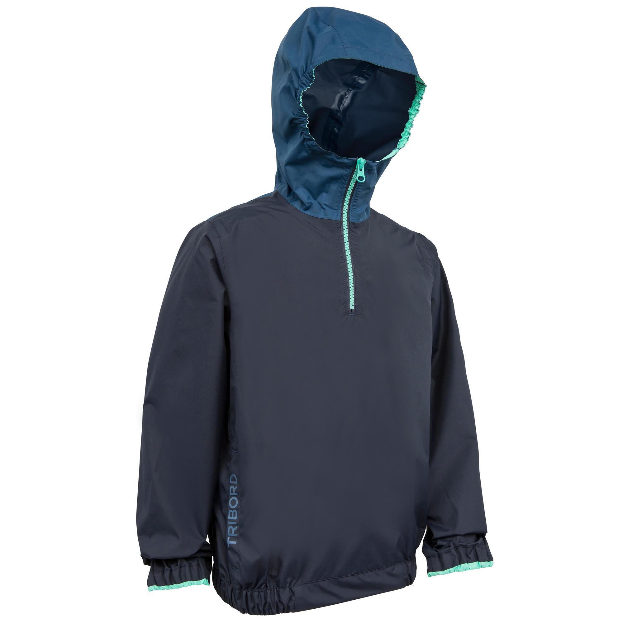 Jachetă Protecție vânt Dinghy 100 Albastru Copii decathlon.ro imagine 2022