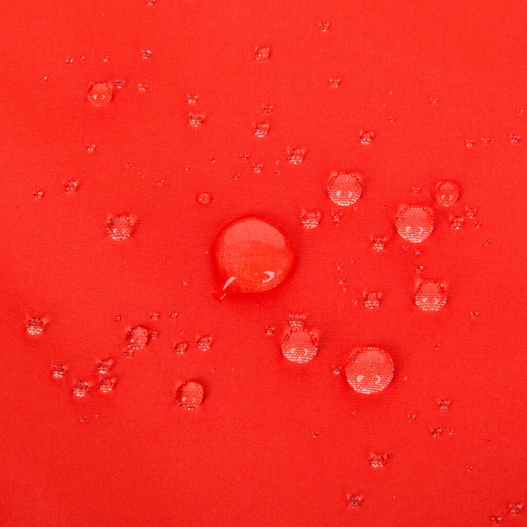 Coupe vent vareuse dériveur/catamaran enfant 100 rouge corail/jaune
