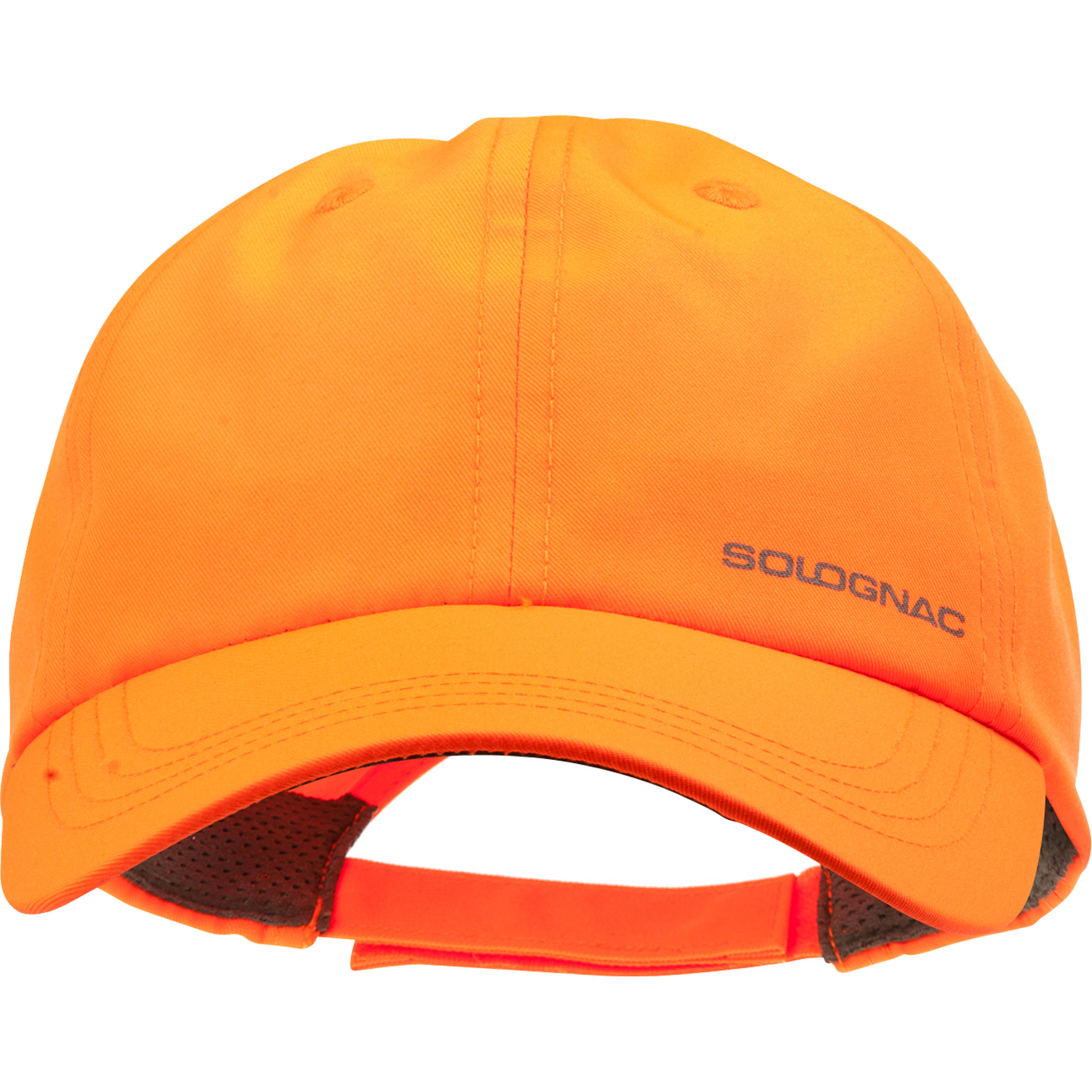 100 HUNTING CAP JUNIOR ORANGE - SOLOGNAC