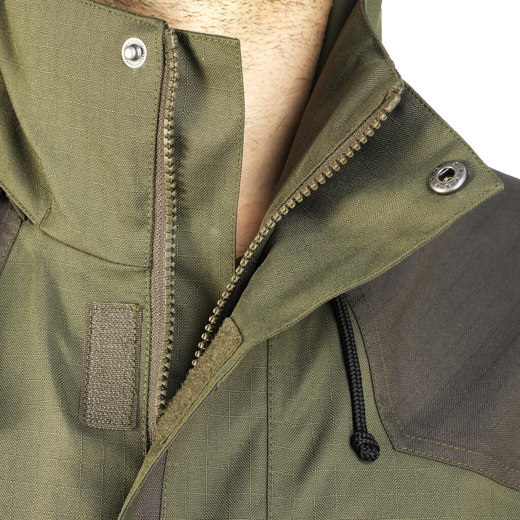 Jagd-Regenjacke 500 braun