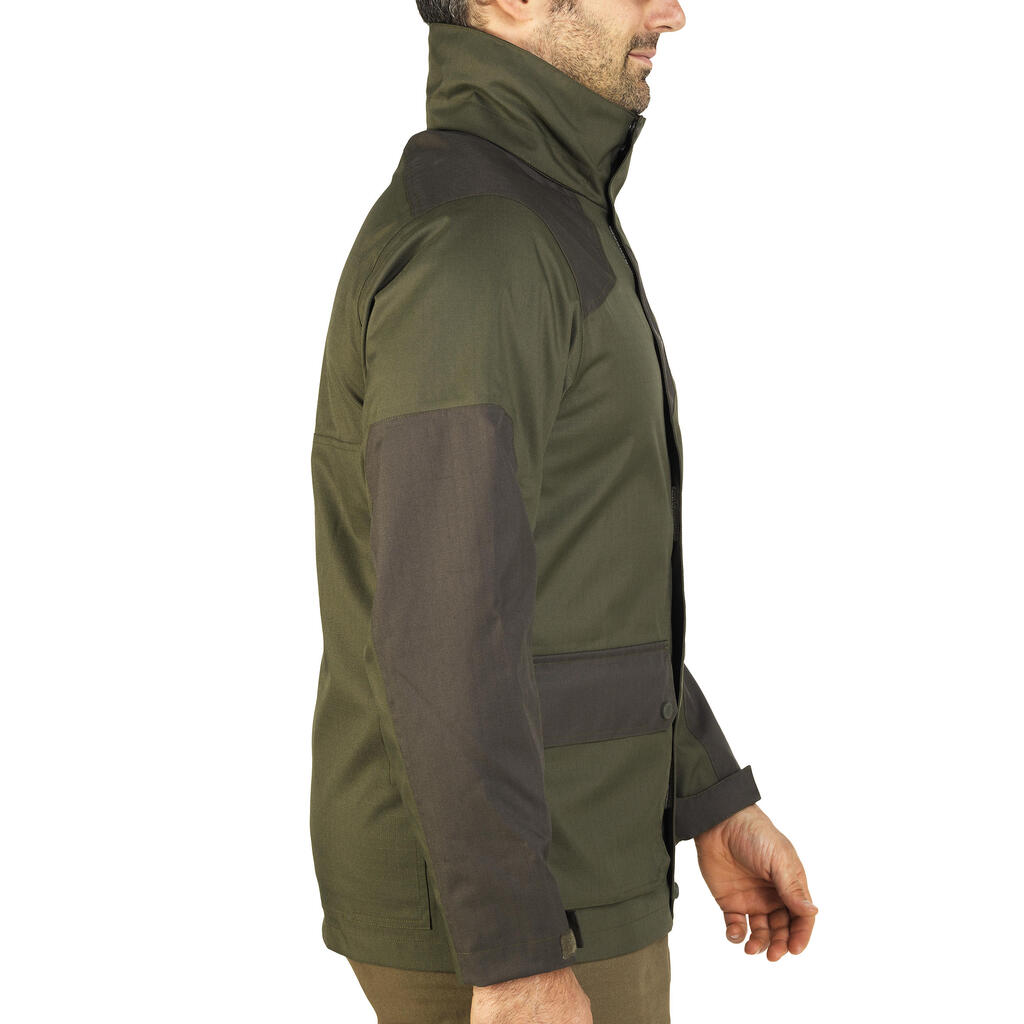 Jagd-Regenjacke 500 braun