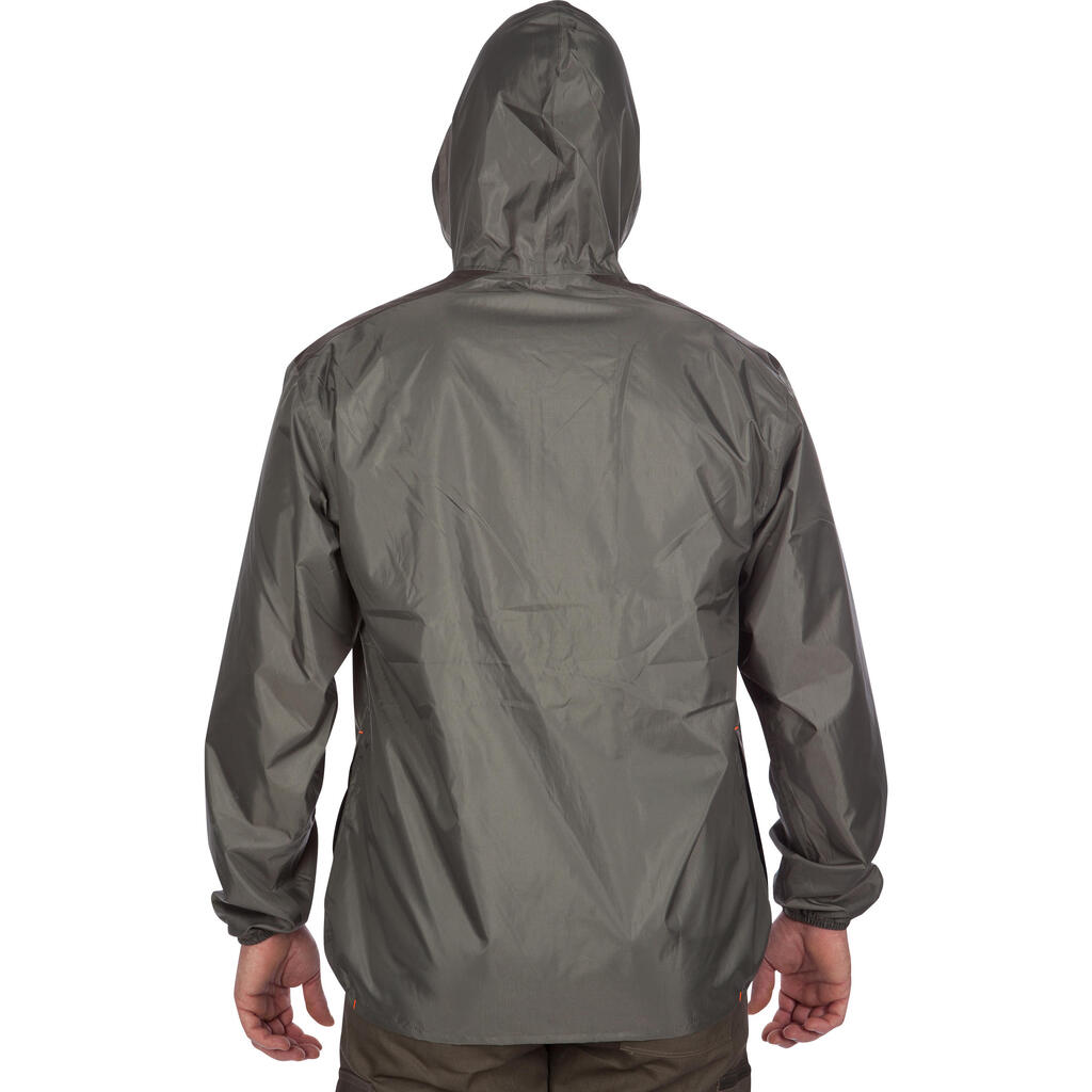 Regenjacke 100 leicht grün