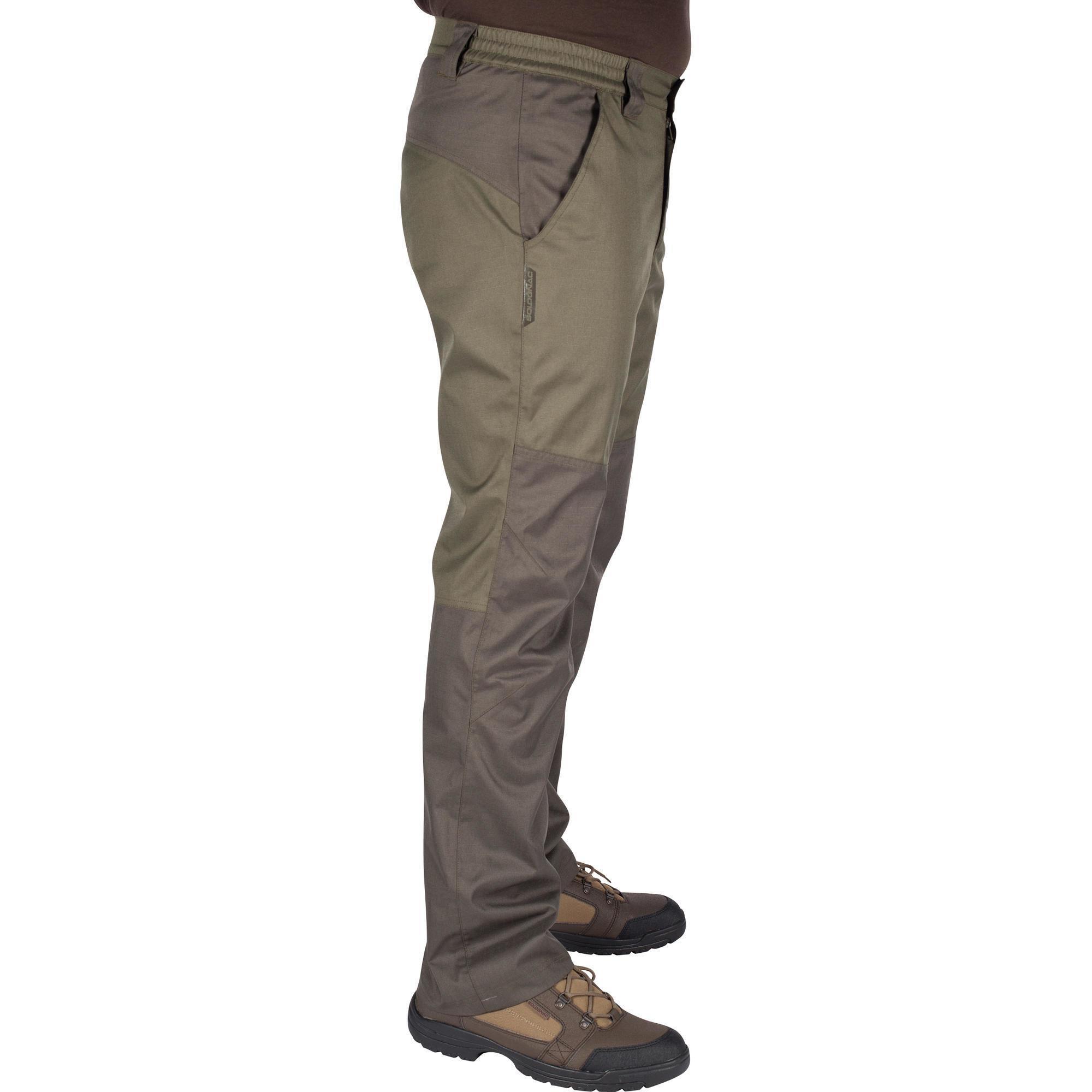 PANTALON CHASSE IMPERMÉABLE VERT 500 5/12