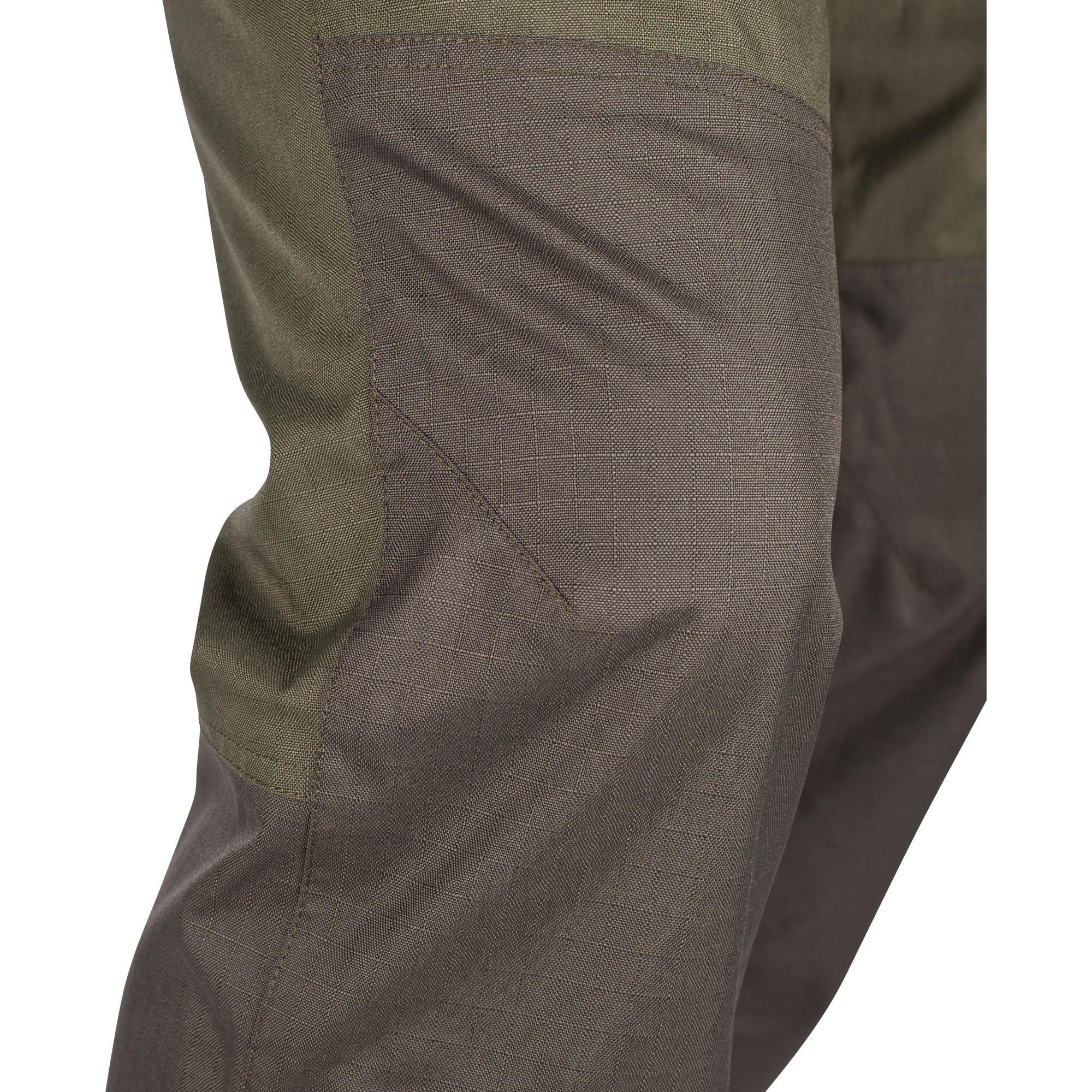 PANTALONI DA CACCIA IMPERMEABILI VERDE 500