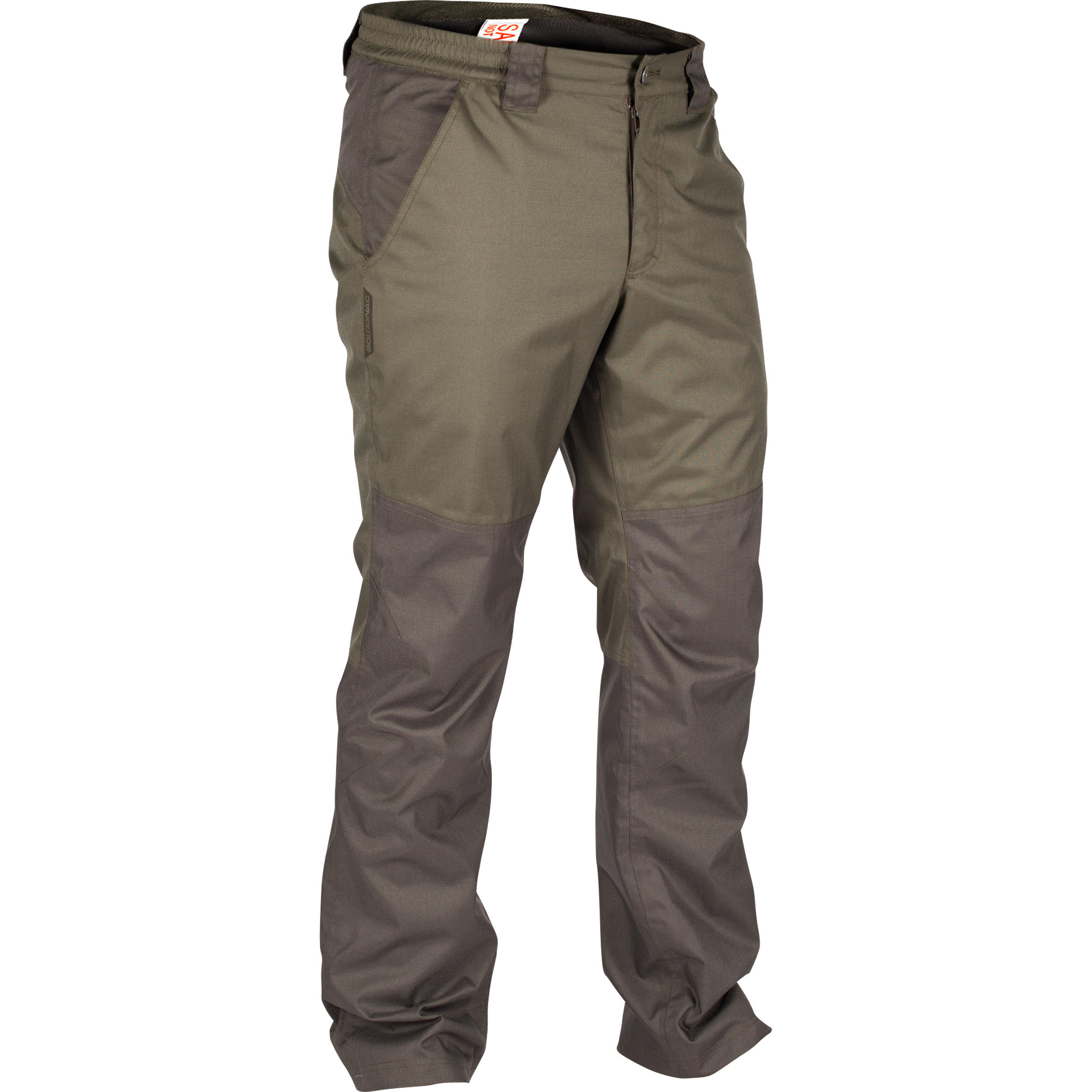 HUNTING PANTS 500 WATERPROOF - GREEN - SOLOGNAC