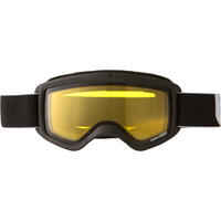 Skibrille Snowboardbrille G 100 S1 Schlechtwetter Erwachsene/Kinder schwarz