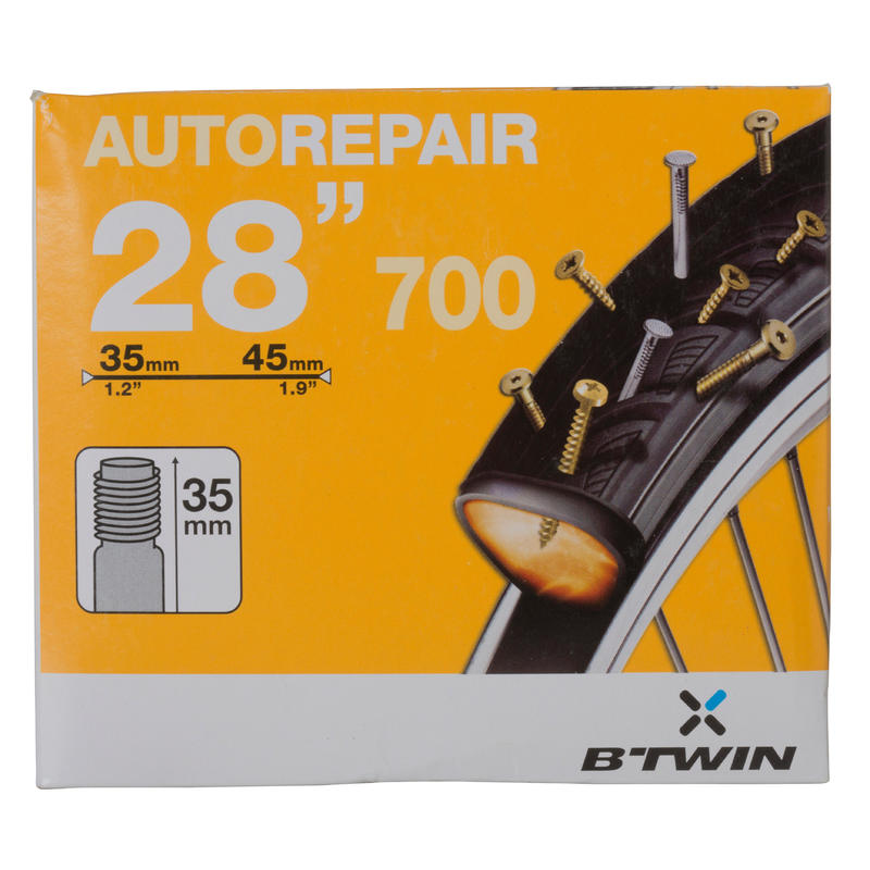 CHAMBRE À AIR 700X35/45 SCHRADER AUTO-RÉPARANTE CHAMBRE À AIR 700X35/45 SCHRADER AUTO-RÉPARANTE