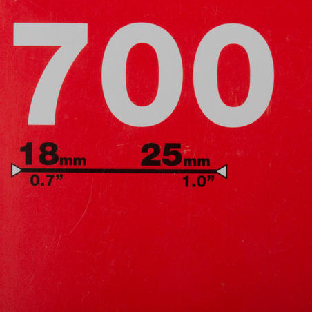 700x18/25 80 mm Presta Valve Inner Tube