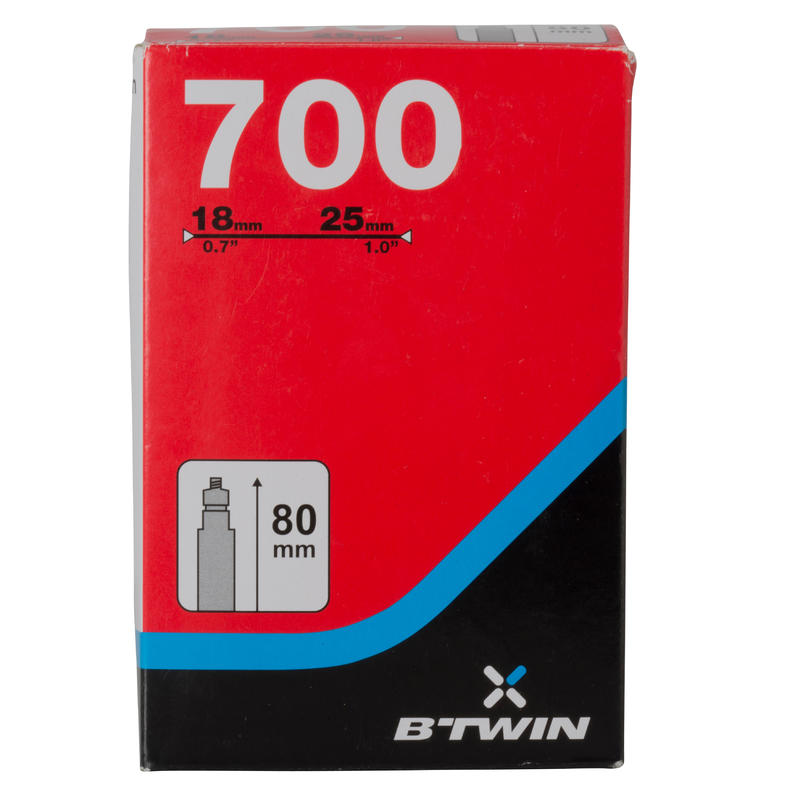 700x18/25 80 mm Presta Valve Inner Tube 700x18/25 80 mm Presta Valve Inner Tube