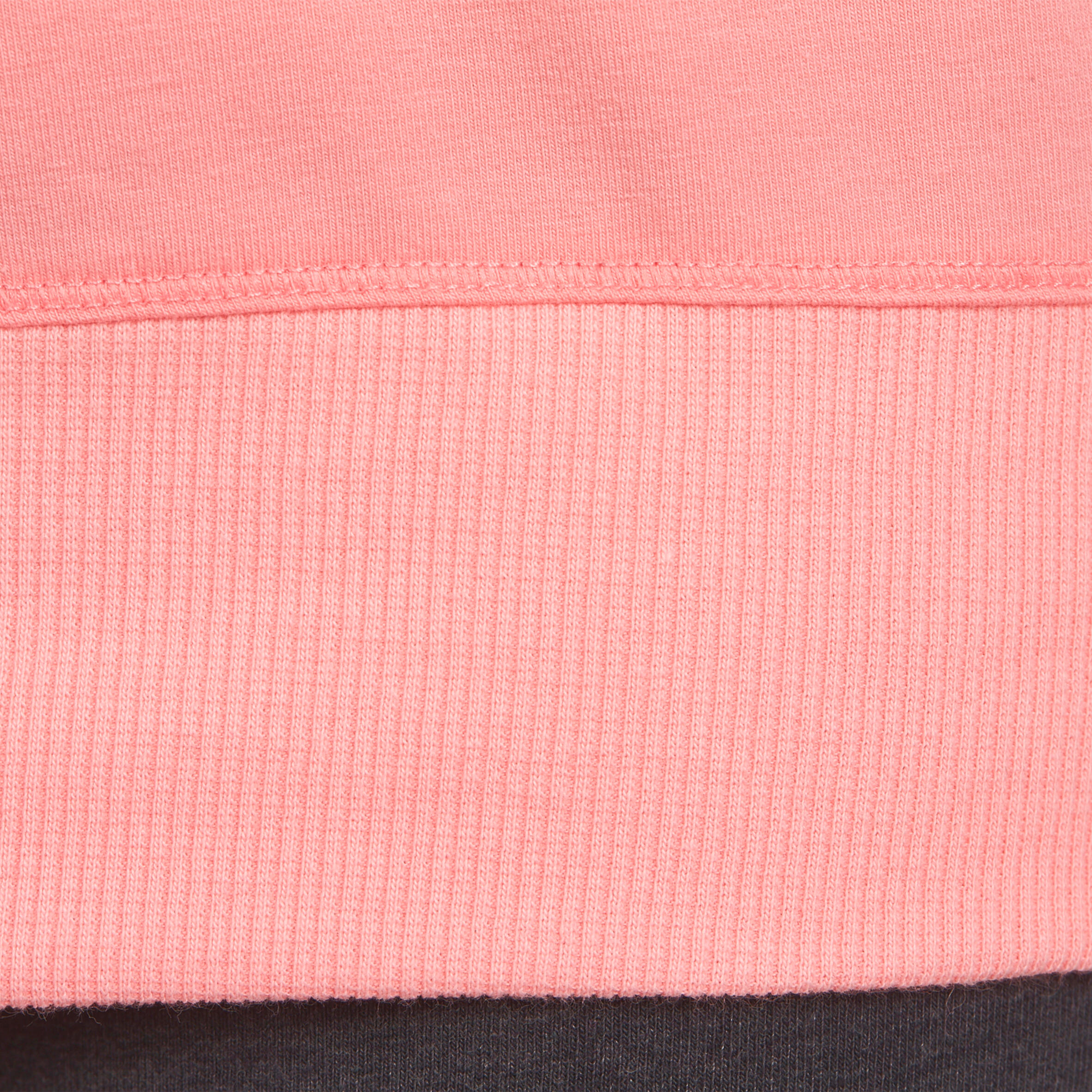 Women's Organic Cotton Long-Sleeved Yoga T-Shirt - Coral 11/13