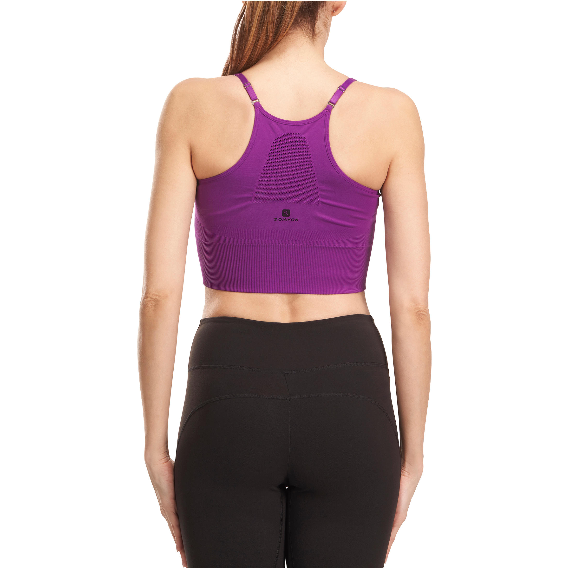 Yoga+ Women's Seamless Sports Bra - Purple 4/11