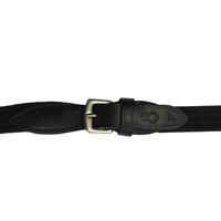 Horse Riding Leather Bridle With French Noseband & Reins for Horse & Pony 100 - Black