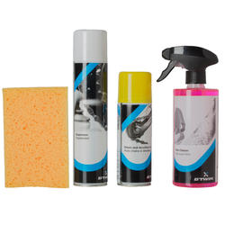 KIT NETTOYAGE VELO 500 (éponge, nettoyant, dégraissant, lubrifiant)