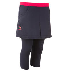 JUPE THERMIC FEMME 3/4 900 MARINE TENNIS BADMINTON PING PONG PADEL SQUASH