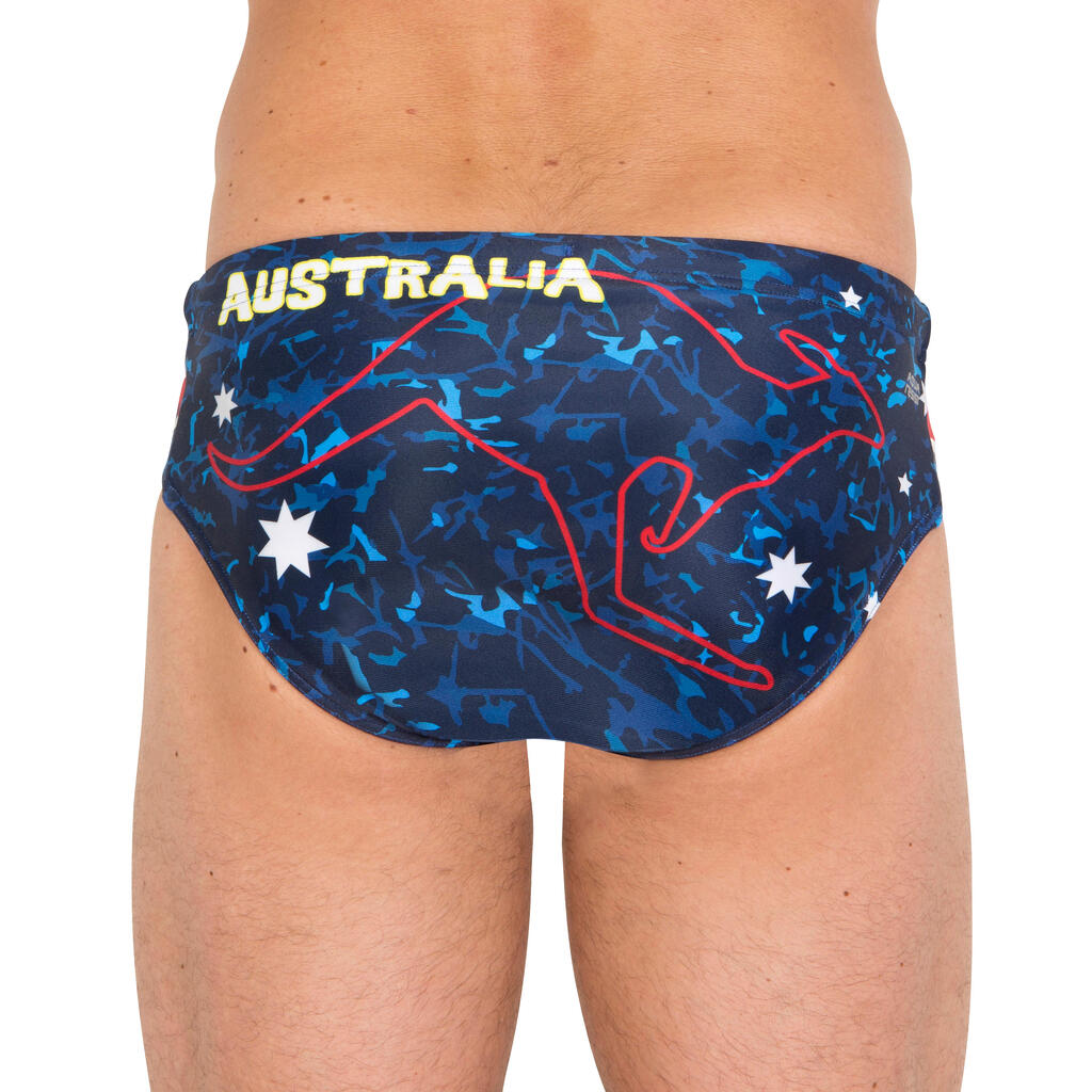 Badehose Wasserball Australien Herren blau