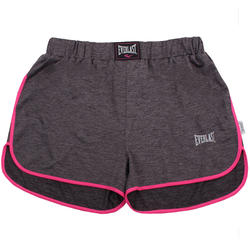 SHORT DE BOXE FEMME ENTRAINEMENT GRIS ROSE