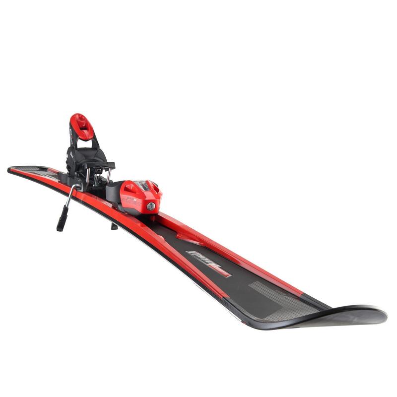 SKI DE PISTE HOMME AVEC FIXATION BOOST 300 ARCHTEC ROUGE ET NOIR