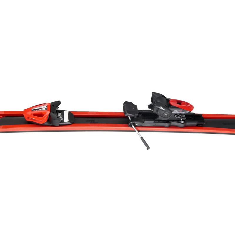 SKI DE PISTE HOMME AVEC FIXATION BOOST 300 ARCHTEC ROUGE ET NOIR