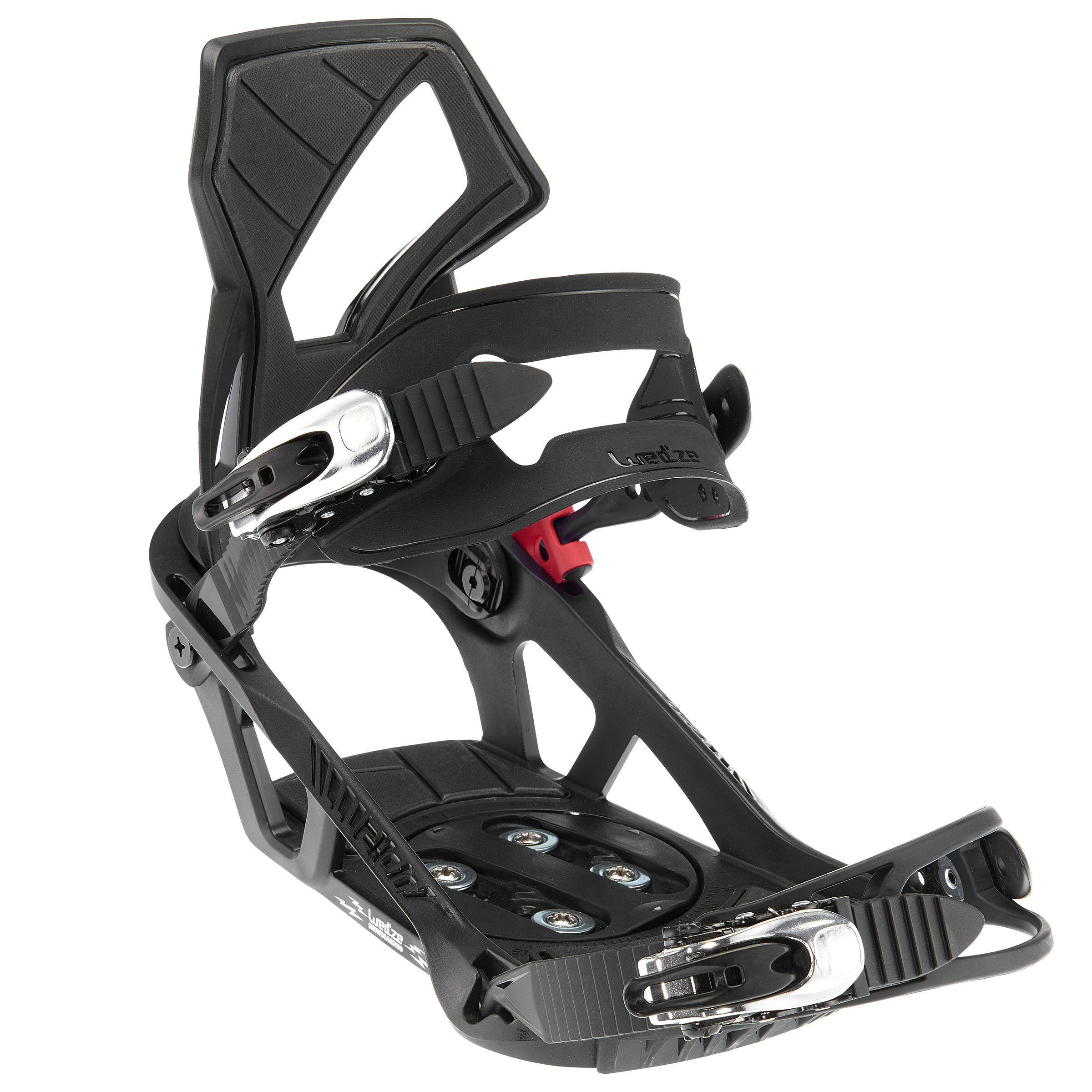 Men's and Women's Illusion 400 Snowboard Bindings - Black -  1