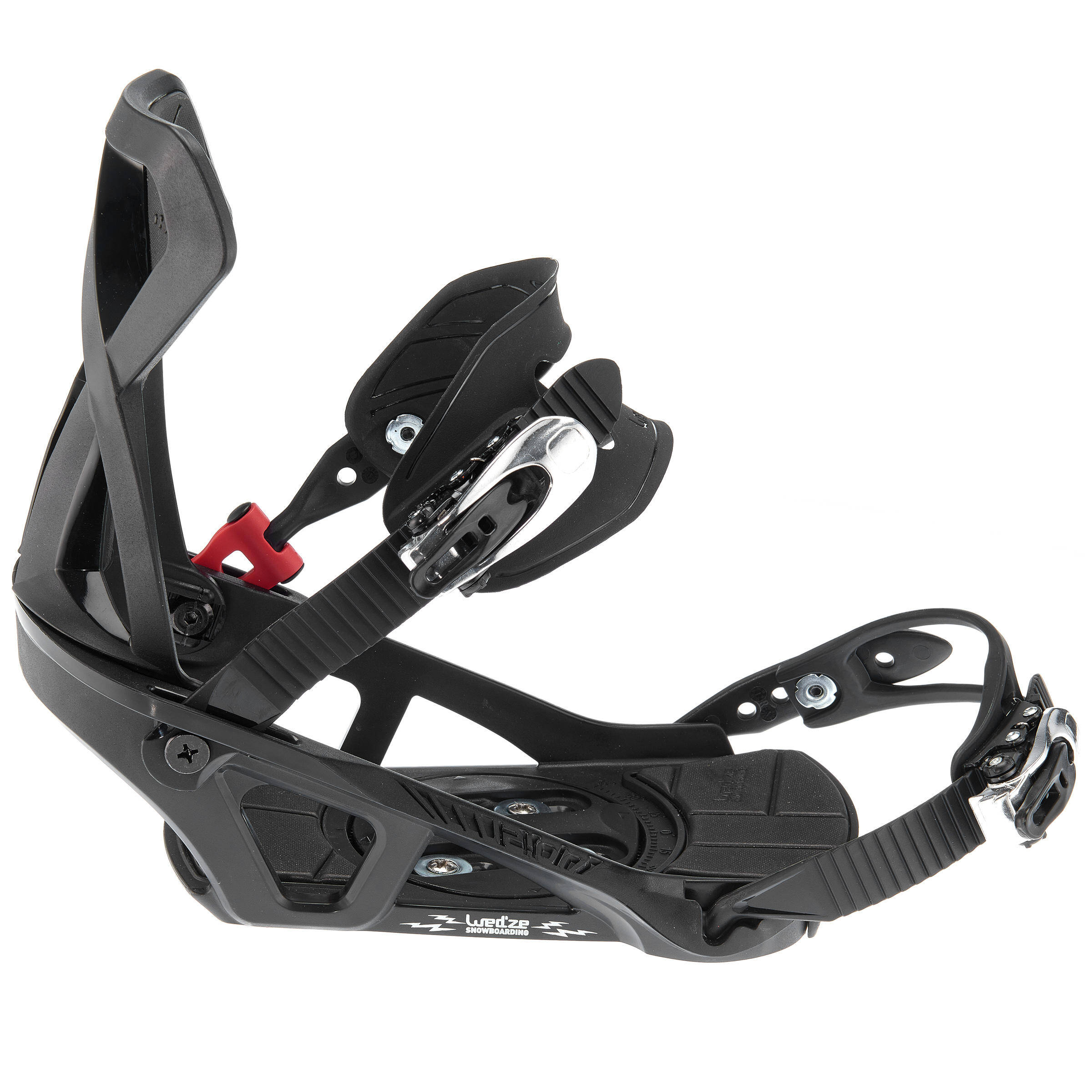 Men's and Women's Illusion 400 Snowboard Bindings - Black -  5