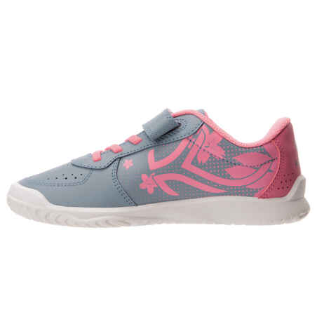 TS130 Kids' Tennis Shoes - Grey/Pink