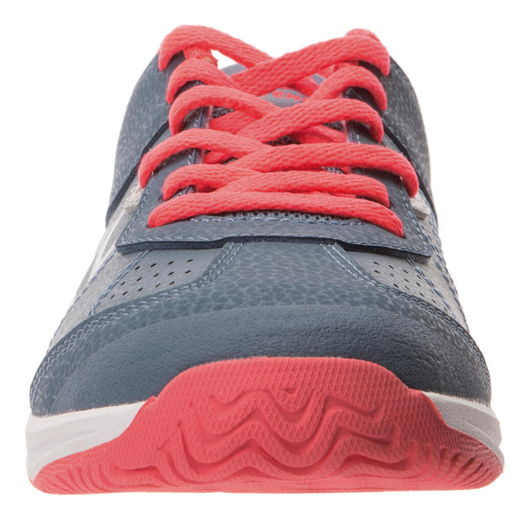 TS760 Kids' Tennis Shoes - Grey/Pink