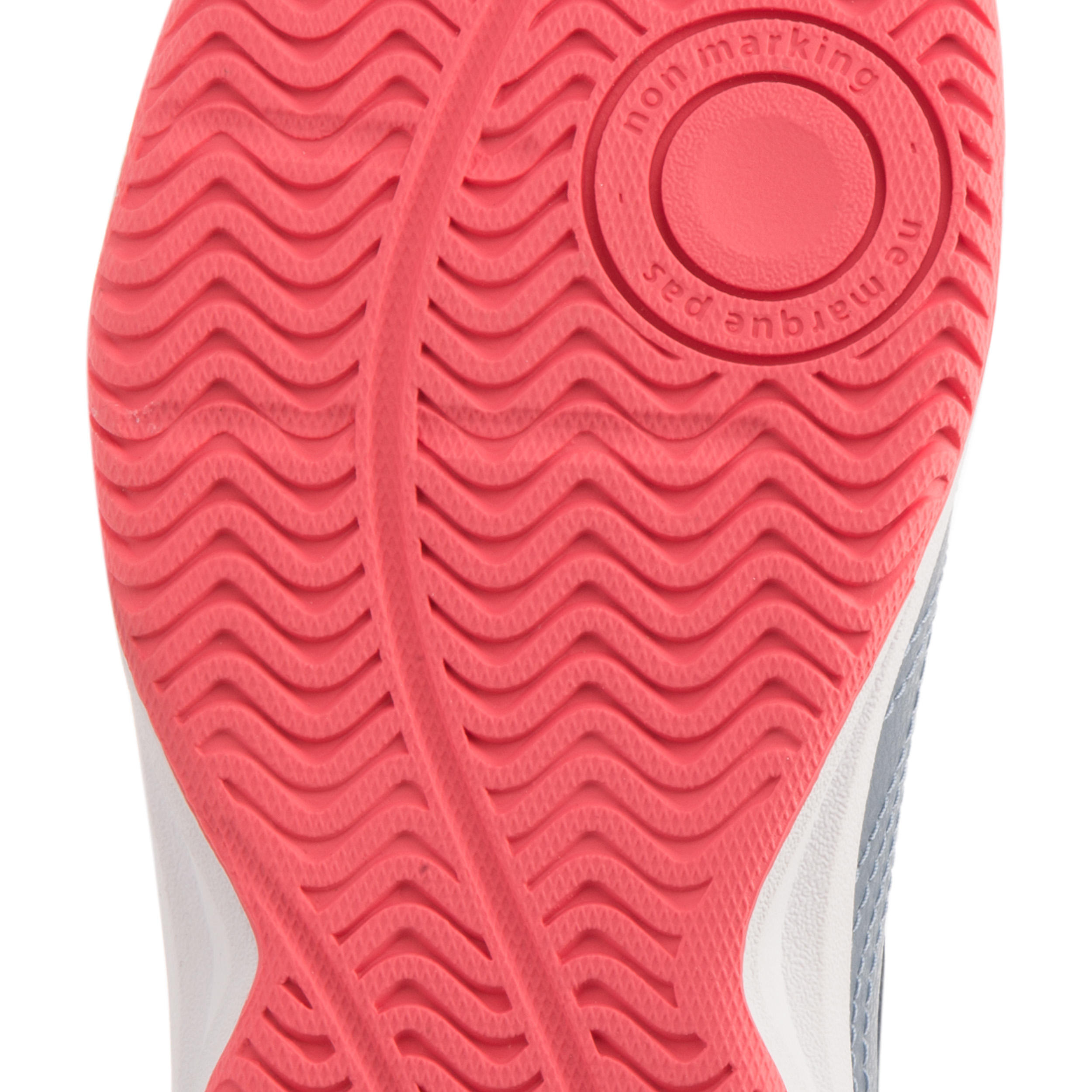 TS760 Kids' Tennis Shoes - Grey/Pink 10/10